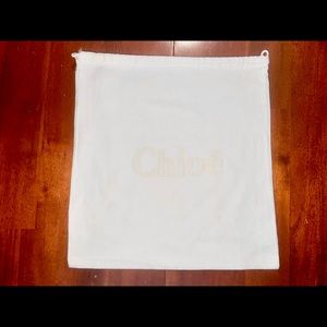 Chloe dust bag 13.5 x 15.5 inches